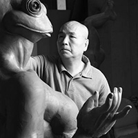 骨灰架設計師  呂東興 大師現代藝術家
